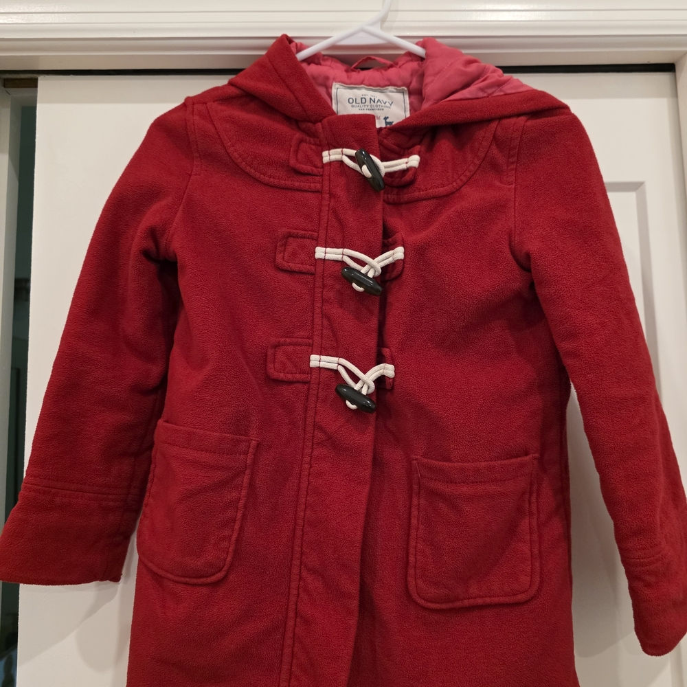 Old Navy Kids Cherry Red Toggle Jacket